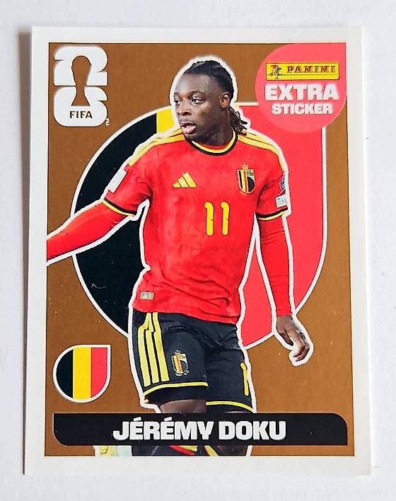 Panini Carte collezionabili: Jérémy Doku Panini Extra Sticker Bronze – Nuovo (secondo la descrizione) da Bern venduto da Dane3