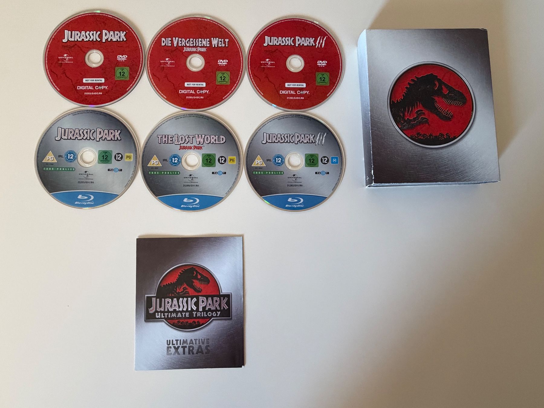 Alle DVDs: Jurassic Park Trilogy Blu-ray Box Set Trilogie – Gebraucht aus Altstätten SG von sheamus