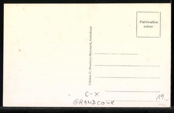 Cartoline postali: AK Grandcour, Le Collège – Usato da Berlin venduto da bartko-reher 1