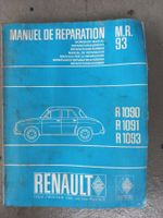 Oldtimer Renault Dauphine Werkstatthandbuch R 1090 1091 1093