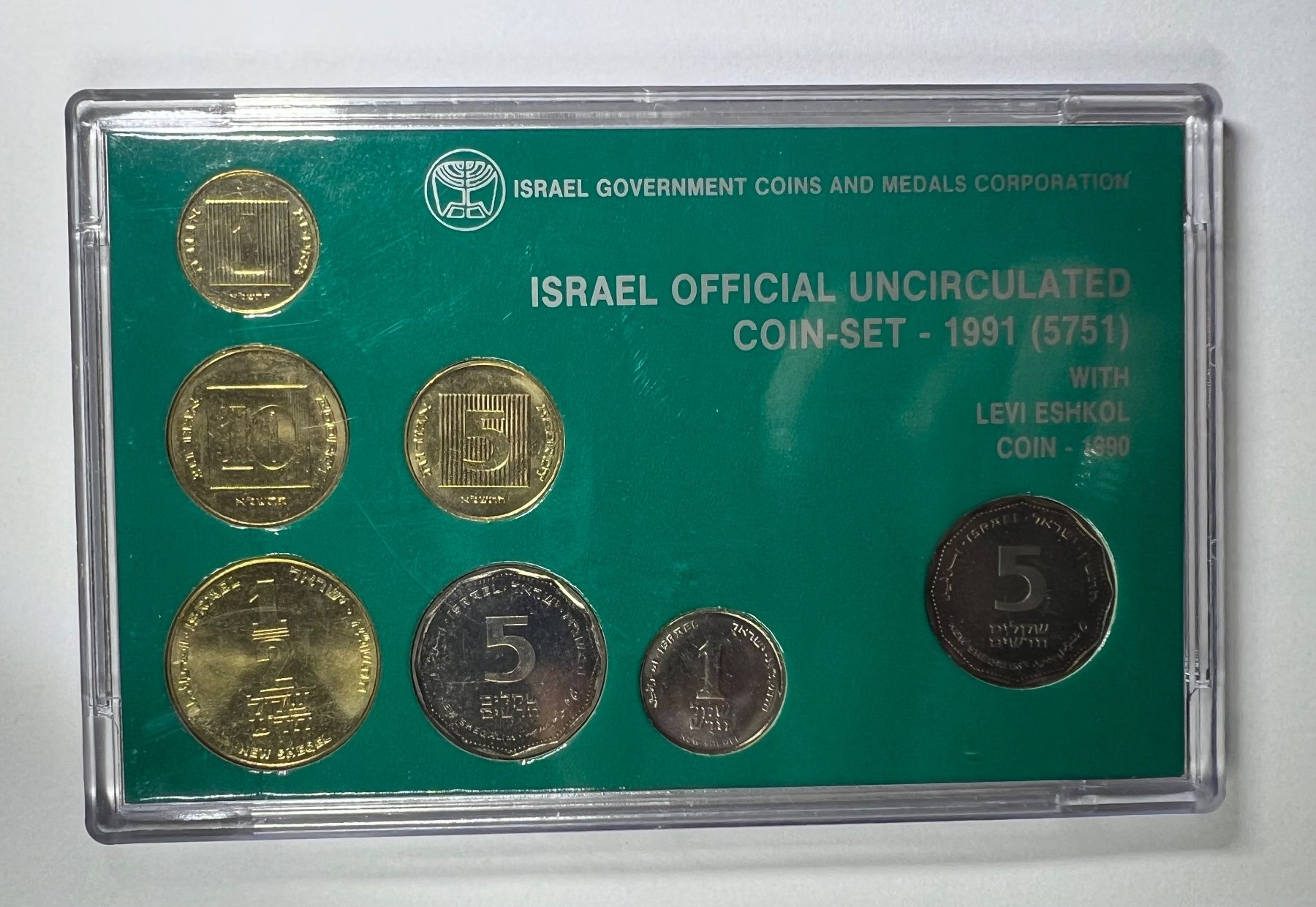 Tutti le monete: Münzsatz Israel 1990 – Usato da Dietikon venduto da Numis8953 1