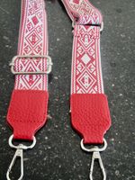 BANDOULIERE COTON ROUGE ET BLANC