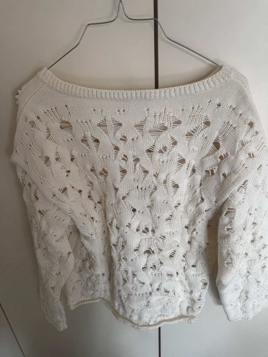 Marc Cain Maglioni & Felpe: MarcCain Strickpullover cremeweiss 36/38 – Usato da Oberglatt ZH venduto da jul_nhy7 3