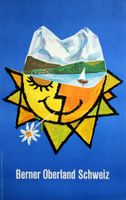 Berner Oberland  Original Plakat