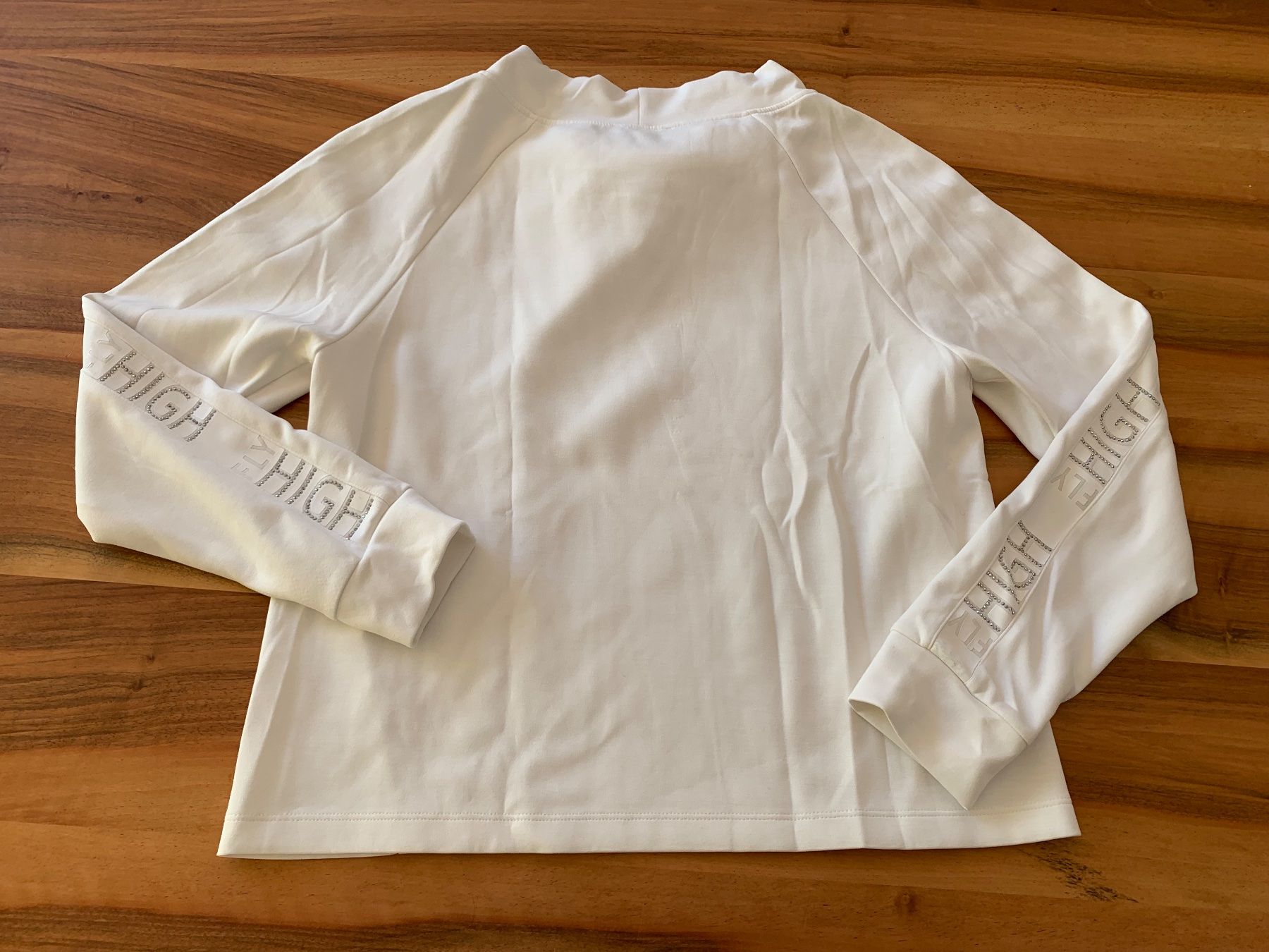 Monari Maglioni & Felpe: MONARI exklusiver weisser Pullover Grösse 34 NEU – Nuovo (secondo la descrizione) da Meiringen venduto da Stuffandmore 1