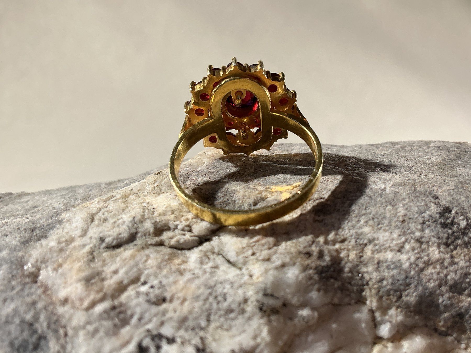 Anelli: BÖHMISCHER GRANATSCHMUCK Ring Gr. 56 – Nuovo (secondo la descrizione) da Richterswil venduto da Restwert_Richterswil 7