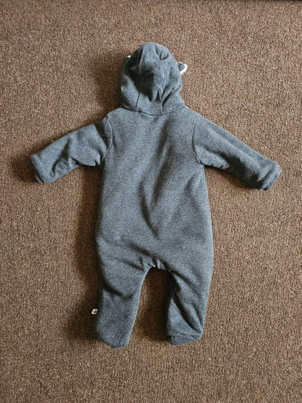Babyanzüge: JACKY Kapuzenoverall ZEBRA anthrazit Gr. 68 – Gebraucht aus Engi von kat_7zfx 1