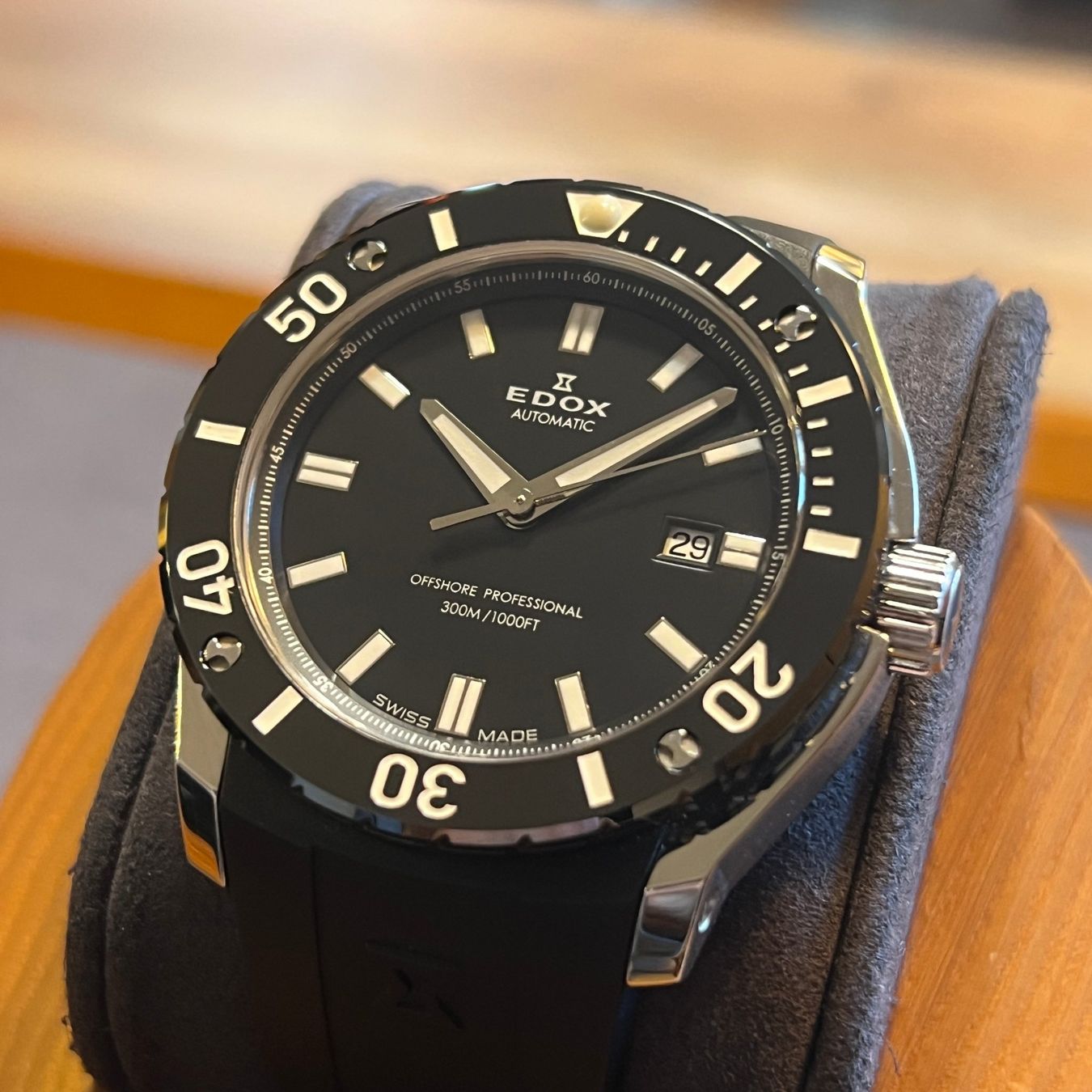 Edox Orologi: Edox Offshore Pro Class-1 Automatic Date 80088-3-NIN – Usato da Carouge GE venduto da Watchaser 2