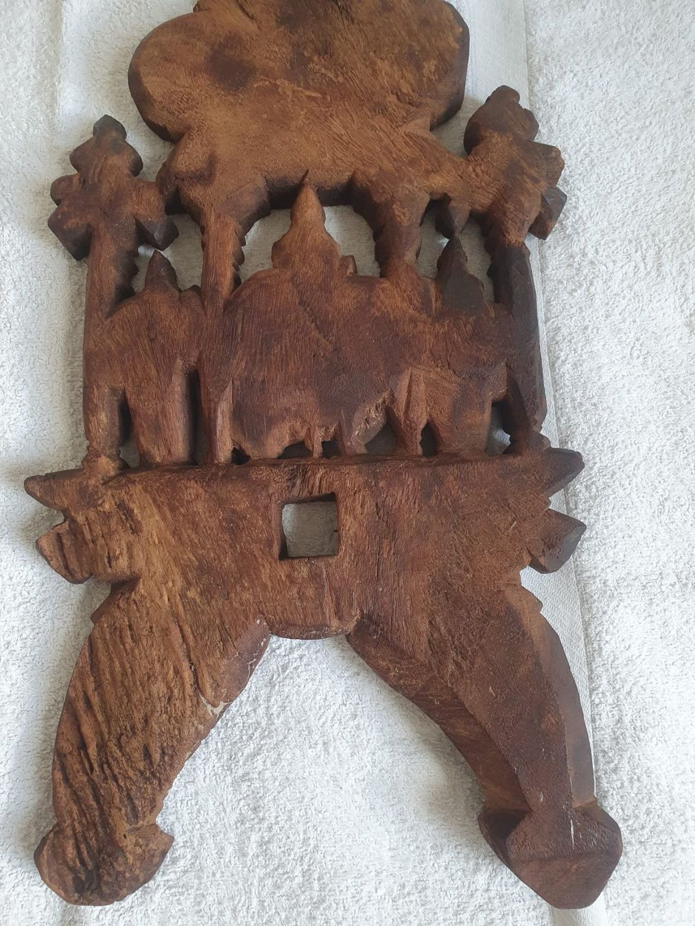 Xilografie: 2 indische Holzschnitzerei – Usato da Basel venduto da FirstClass4000 9