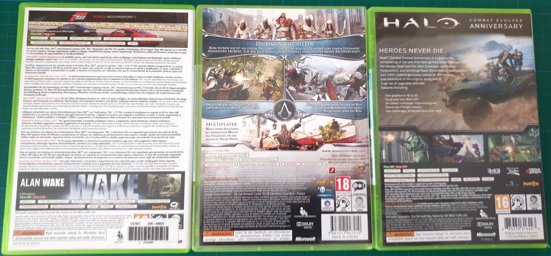 Spiele: XBOX 360 - 3 Spiele + – Gebraucht aus Zürich von veliero 1