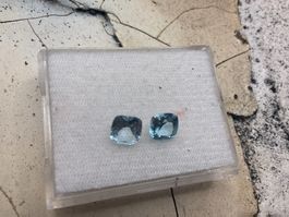 Topase Paar ca. 7x7mm