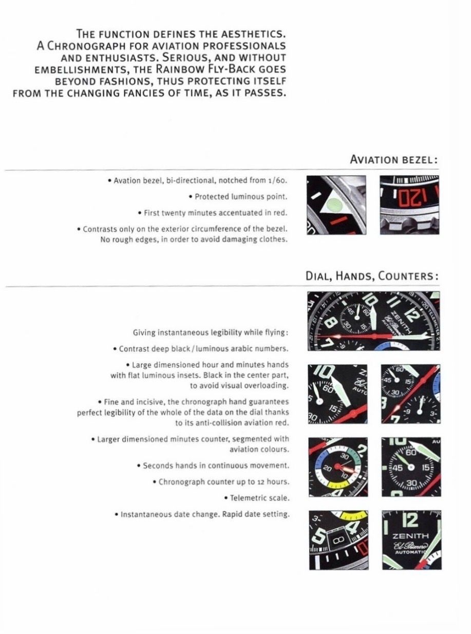 Zenith Montres: Zenith El-primero Rainbow-flyback chronograph – D'occasion à Colombier VD par Xzbit 2