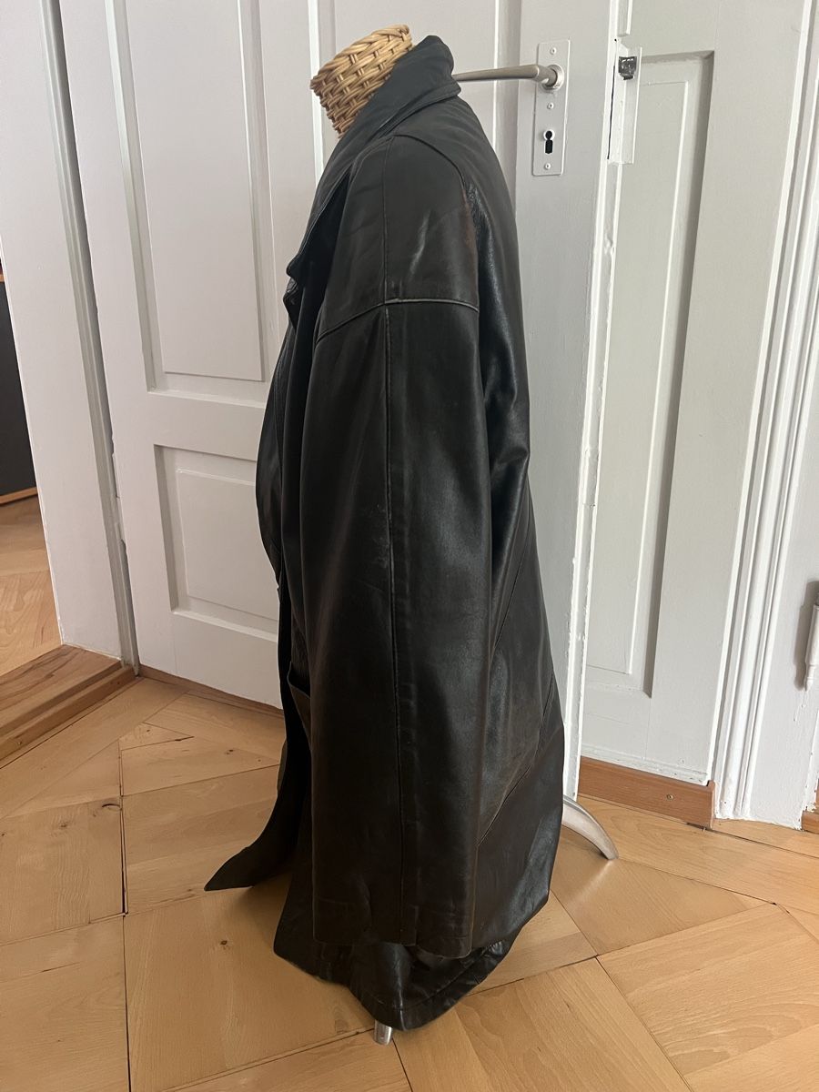 Cappotti: Vintage Leder Mantel, Grösse 44 – Usato da Zürich venduto da romcam 1