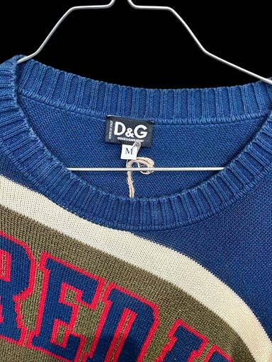 Maglioni & Felpe: D&G marineblauer 'Predators' Strickpullover - Größe M – Usato da Zug venduto da vinokilo 3