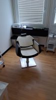 Kosmetik / Friseurstuhl höhenverstellbar gebra