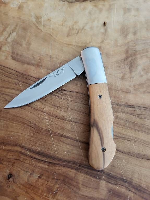 Herbertz Taschenmesser: Neues Klappmesser Herbertz mit Olivenholz Griff – Neu (gemäss Beschreibung) aus Oberglatt ZH von watchkurt 4