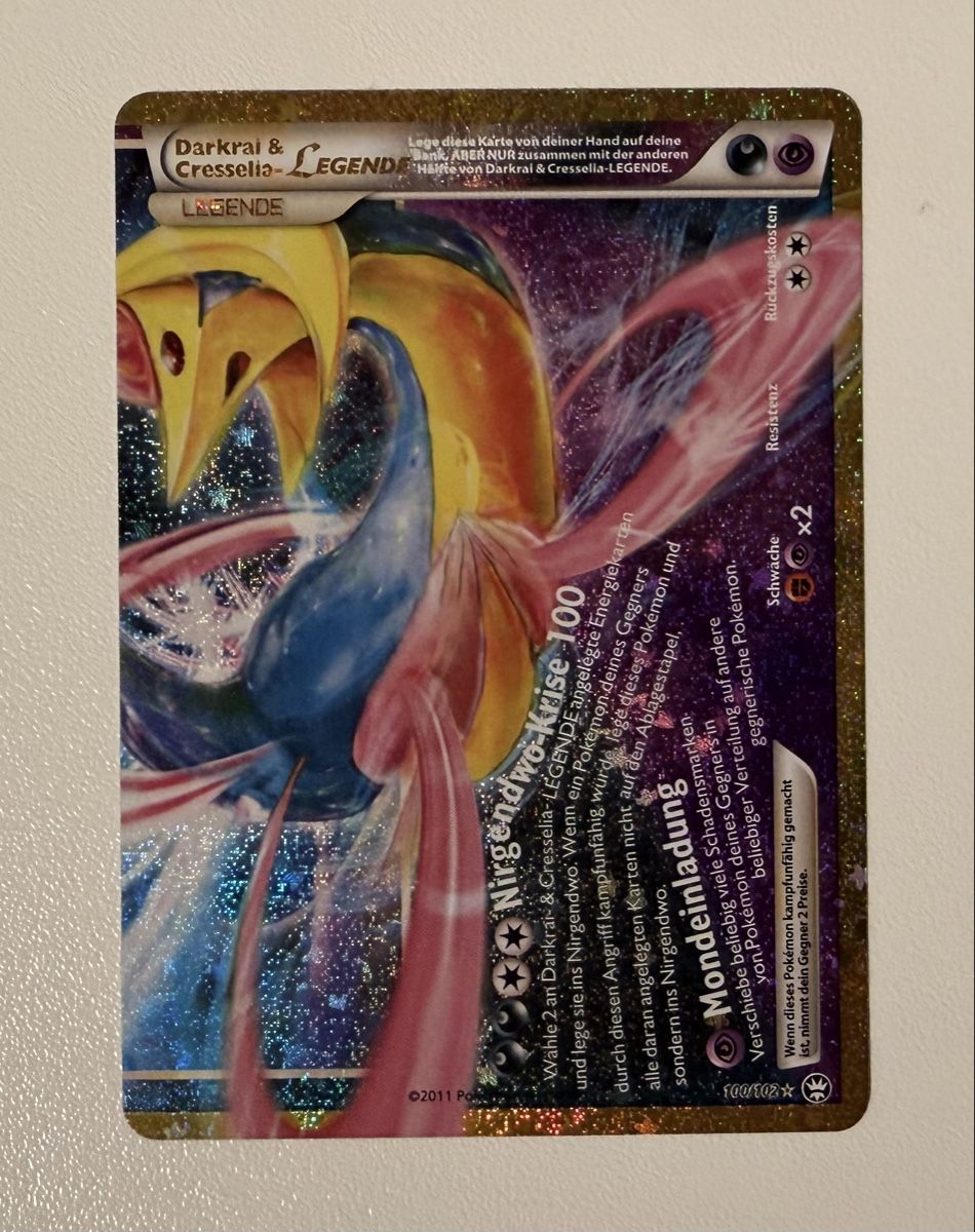 Pokémon Sammelbilder & Trading cards: Darkrai & Cresselia Legend #100 – Neu (gemäss Beschreibung) aus Au SG von Bego1