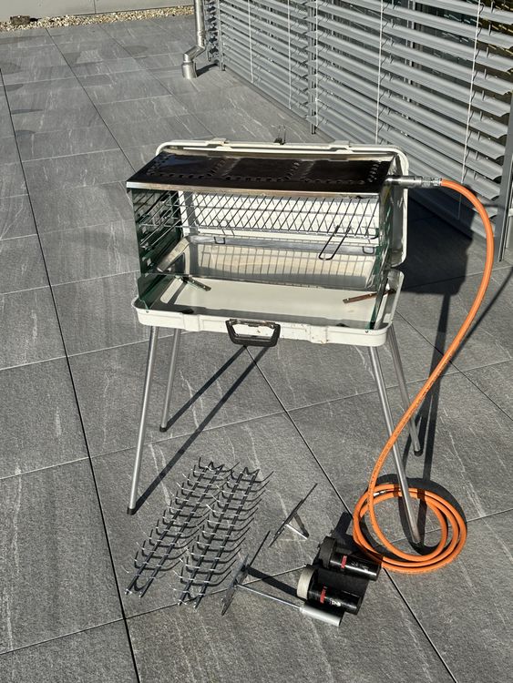 Opvouwbare Barbecue Houtskoolgrill, Draagbare Barbecue Bureau Tafelblad Buiten Roestvrij Staal Roker BBQ Voor Buiten Koken Camping Picknicks Strand