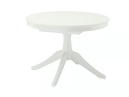 Ikea INGATORP / ROSENTORP Ausziehtisch, weiss, 110/155 cm