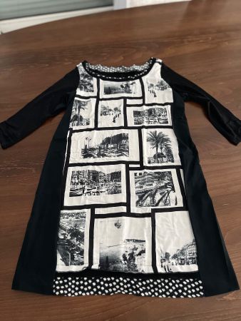 Kleid MADO of the Autres schwarz weiss Grösse 38