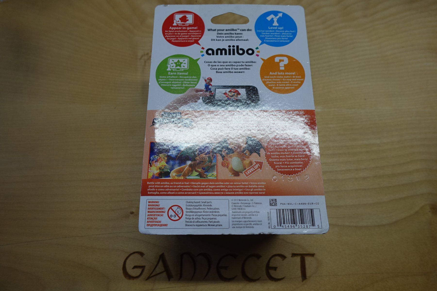 Nintendo Giochi: Glurak / Charizard °33 - Super Smash Bros. - Amiibo – Nuovo e nell'imballaggio originale da Steinach venduto da Gamecet 3