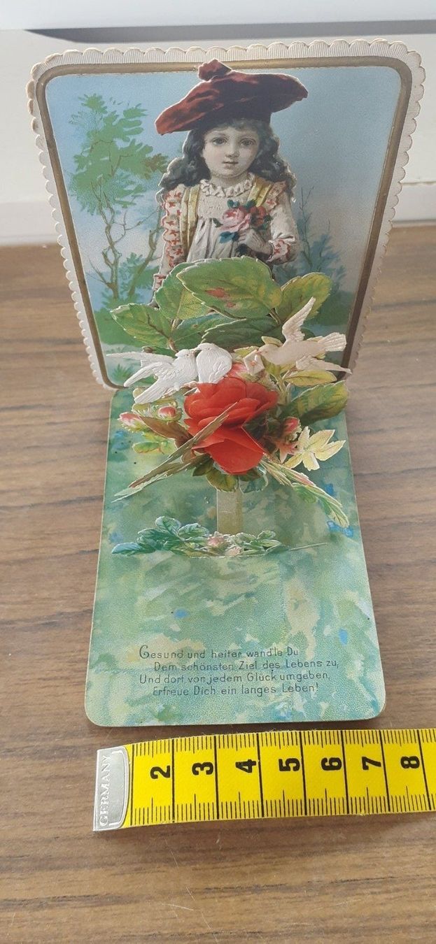 Cartoline postali: Ansichtskarte 3 D antik Nr.3 – Usato da Mörschwil venduto da lindaswunderkiste 6