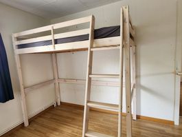 Hochbett Fichten Holz Leiter guter Zustand 90x200cm