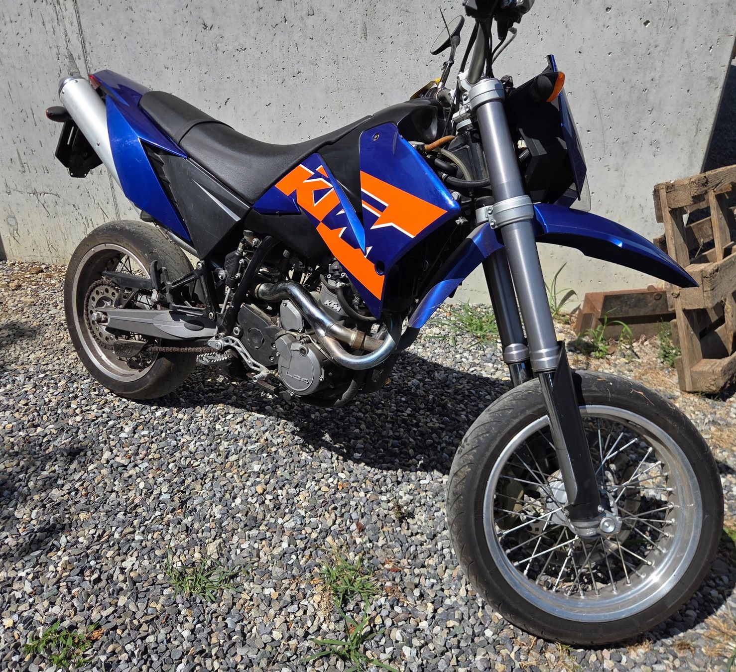 KTM Strada: KTM 640 LC4 SM – Difettoso da Zufikon venduto da Ret_st
