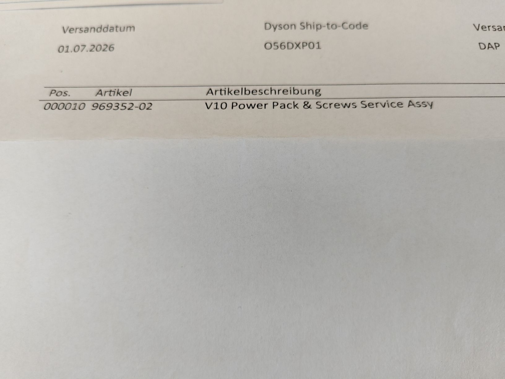 Dyson Aspirateurs & Accessoires: Dyson Ersatzakku V10 – Neuf avec emballage d'origine à Zürich par karinwenger86 1