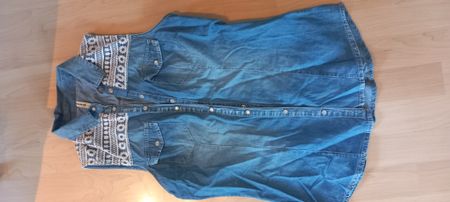 Jeansbluse von Stradivarius, Grösse S, Toä