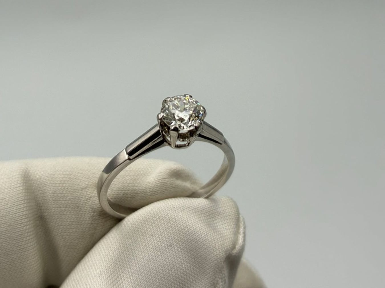 Anelli: SOLITÄR DIAMANT RING IN 750 WEISSGOLD – Usato da Luzern venduto da EdiGem 4