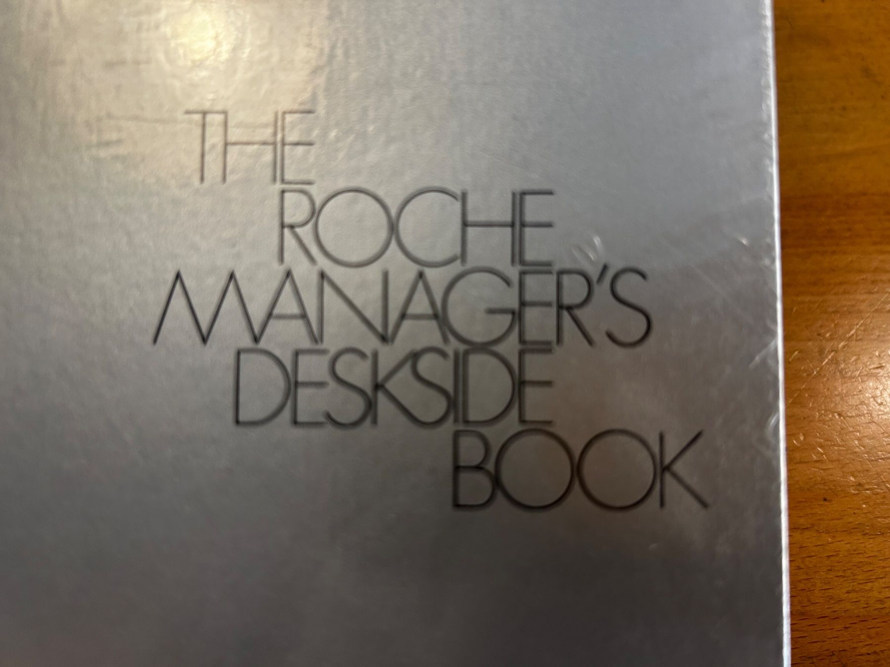 Livres: The Roche Manager's Deskside Book – D'occasion à Basel par Peter_schlemihl