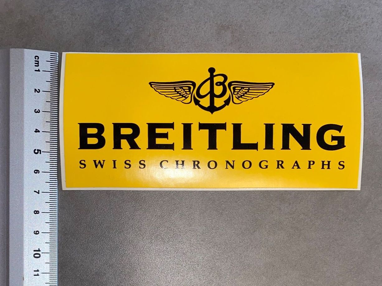 Sticker: Breitling Abziehbild Aufkleber Kleber – Nuovo (secondo la descrizione) da Meiringen venduto da sellswiss 1