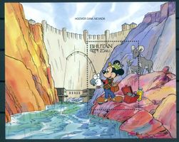 BHUTAN, MICKEY AM HOOVER-STAUDAMM, BLOCK