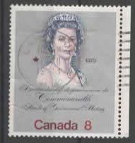 Alle Briefmarken: CANADA 1973 Queen Elisabeth Commemwealth(2 – Gebraucht aus Ruggell von Masescha