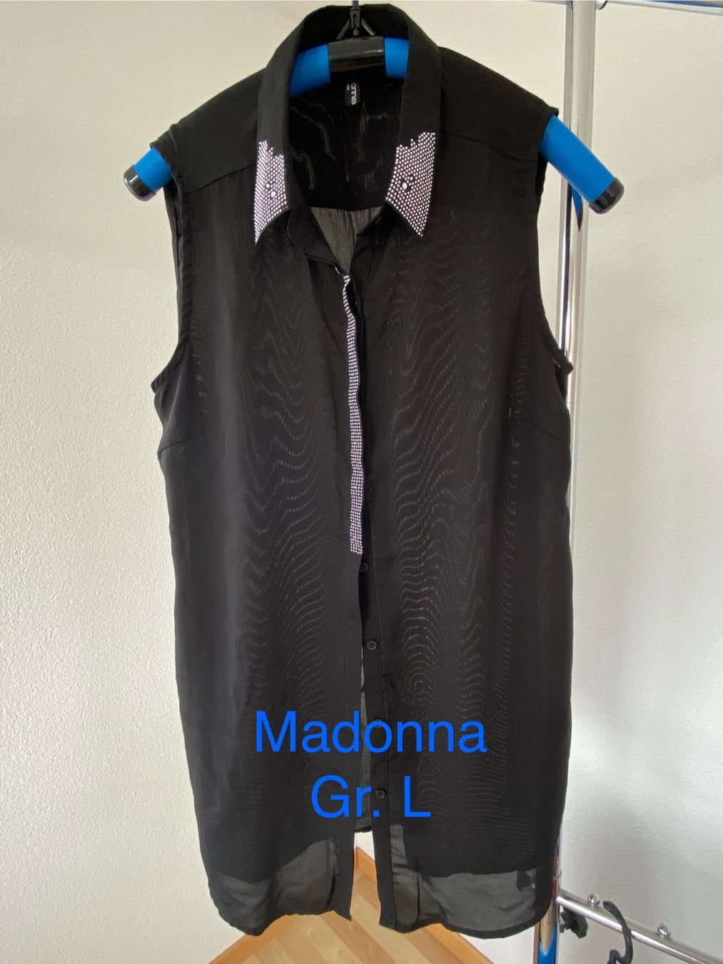 Camicette: Bluse, Madonna, Gr. L, schwarz transparent – Nuovo (secondo la descrizione) da Oeschgen venduto da Gini2006