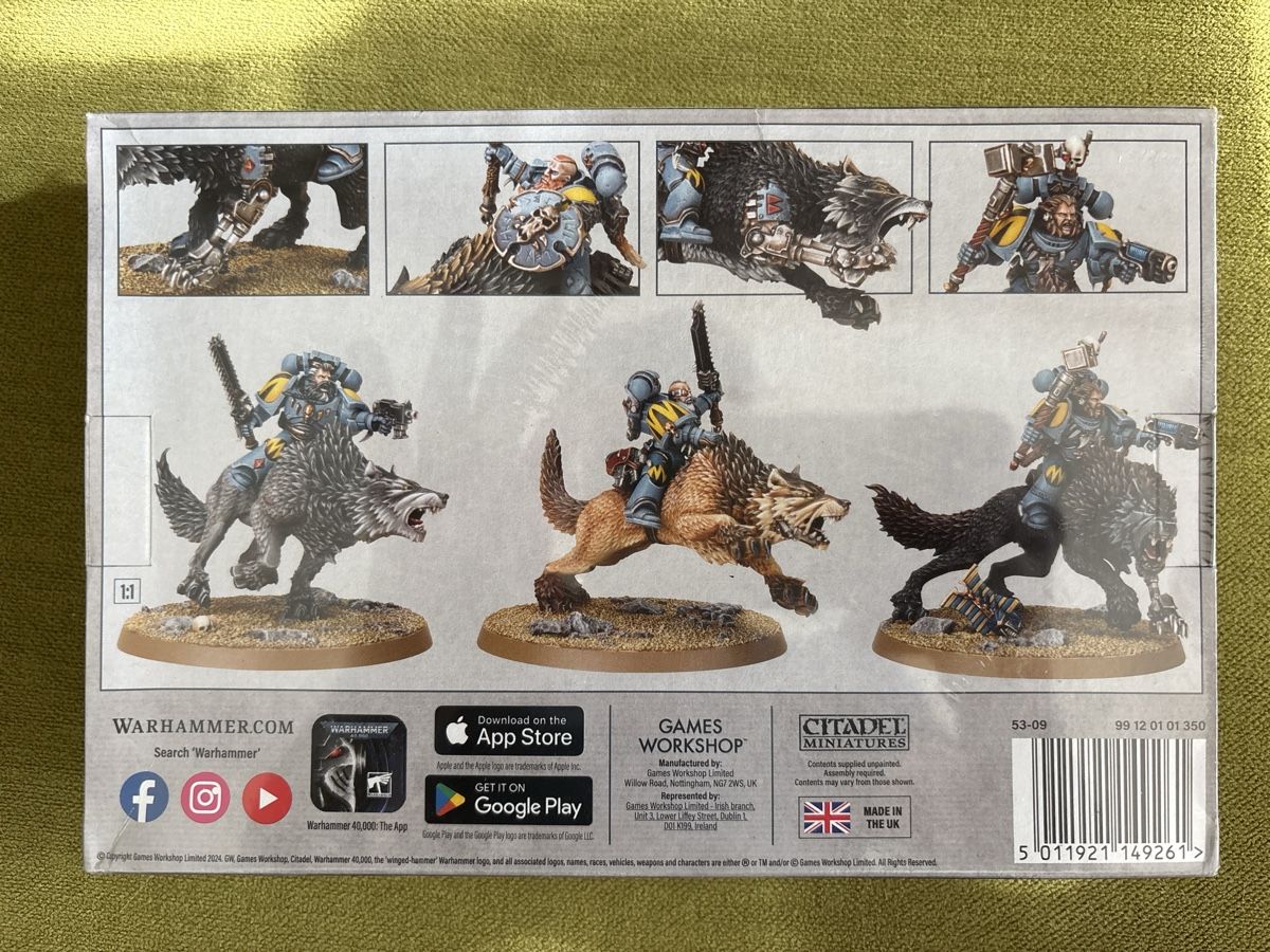 Giochi: Warhammer 40k Space Wolves Thunderwolf Cavalry neu OVP – Nuovo e nell'imballaggio originale da Neuhaus SG venduto da psrizzo 1