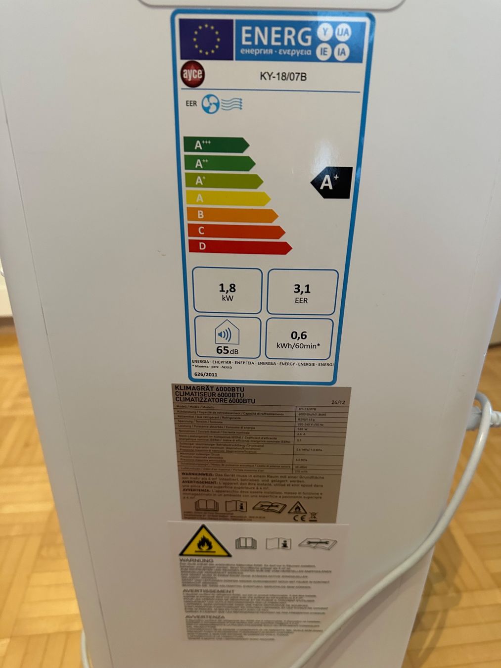 Klimageräte: Klimagerät 6000 BTU - ayce – Gebraucht aus Henau von Rico131 1