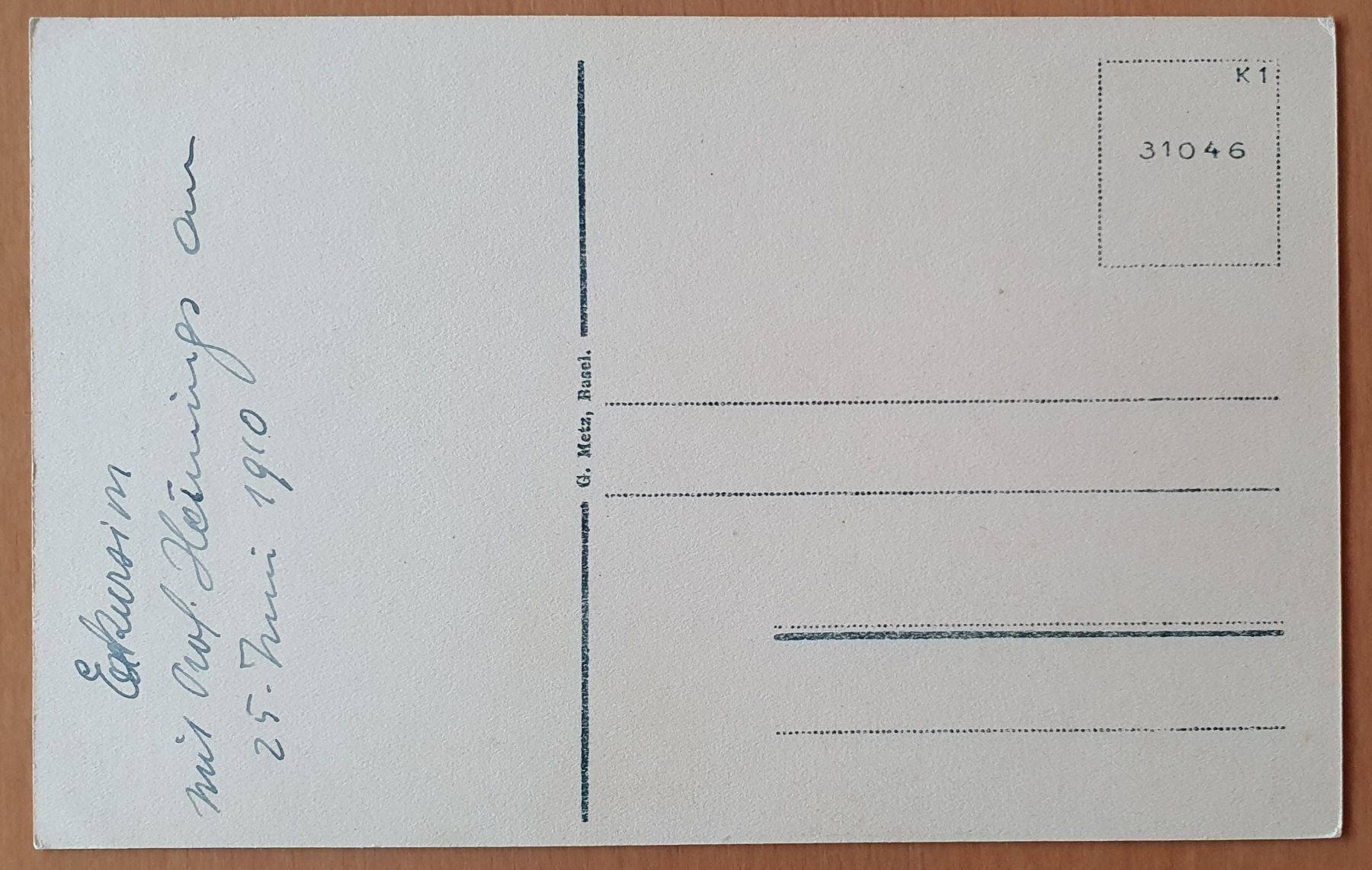 Cartoline postali: Weissenbachtobel-Brücke 1910 – Usato da Kreuzlingen venduto da Rschweiz1 1
