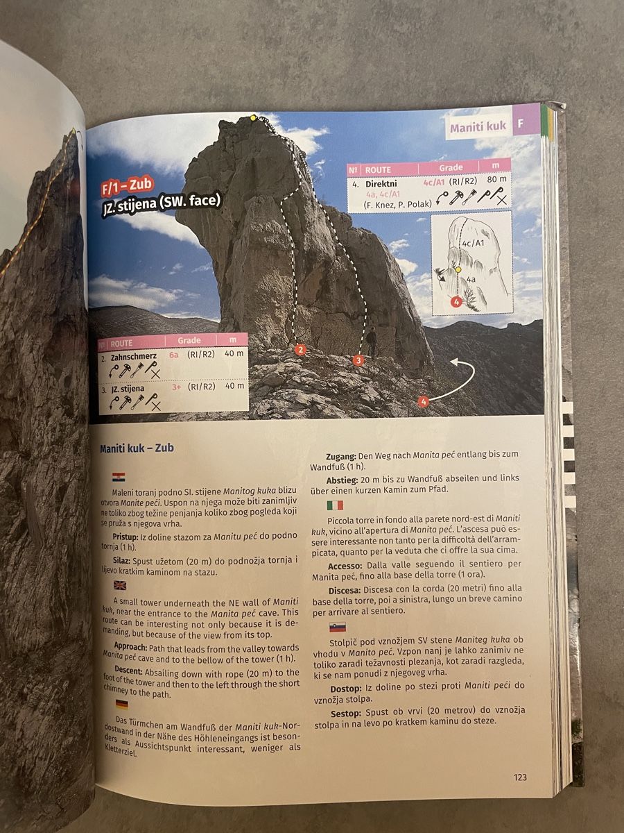 Libri: Kletterführer Paklenica – Usato da Schattdorf venduto da weberke 1