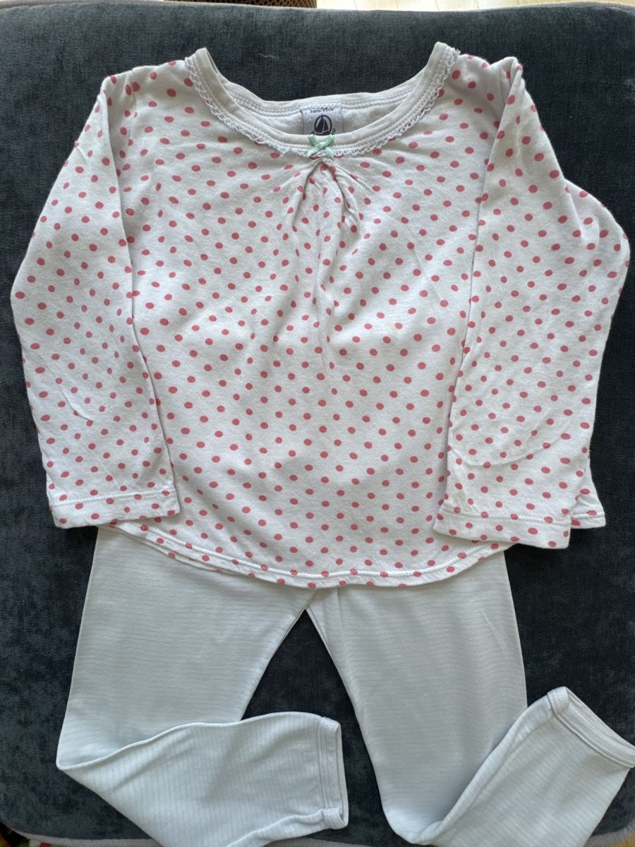 Petit Bateau Pigiama & Simili: Petit Bateau Pyjama Mint & Koralle   – Usato da Zumikon venduto da pobeda.london