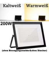 +200 w  Fluter Strahler Flutlicht Aussenlampe kaltweiss