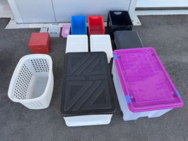 Kunststoffboxen Lager Boxen Kästen Korb Transport Ikea Kiste