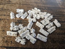 lego 3938 lot de 30 pièces White Hinge Brick 1 x 2 Top Plate