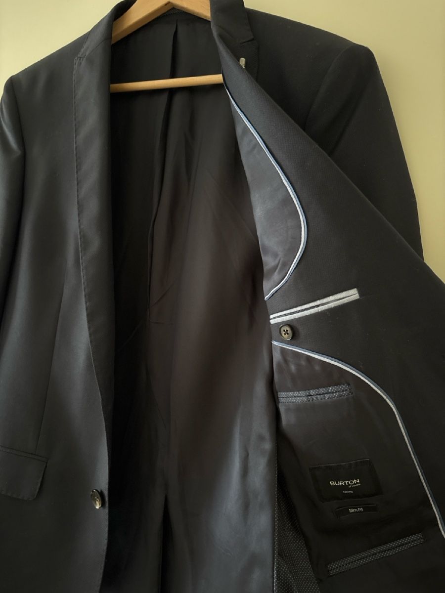 Burton Anzüge: Burton super 120s navy suit – Gebraucht aus Genève von hug_5hgd 2