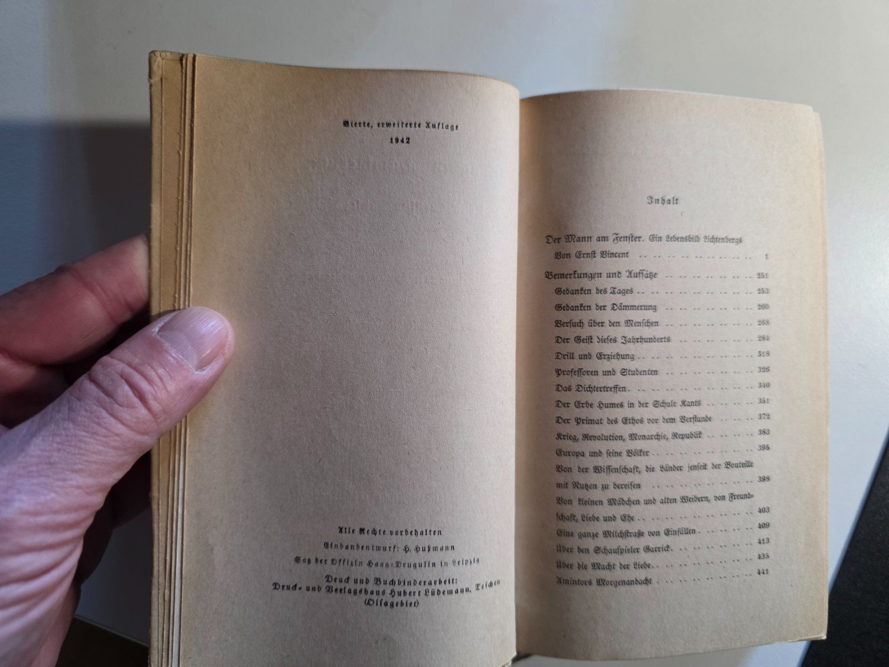 Libri: Lichtenberg - Tag und Dämmerung - 1942 – Usato da Walterswil BE venduto da Lonitti 4