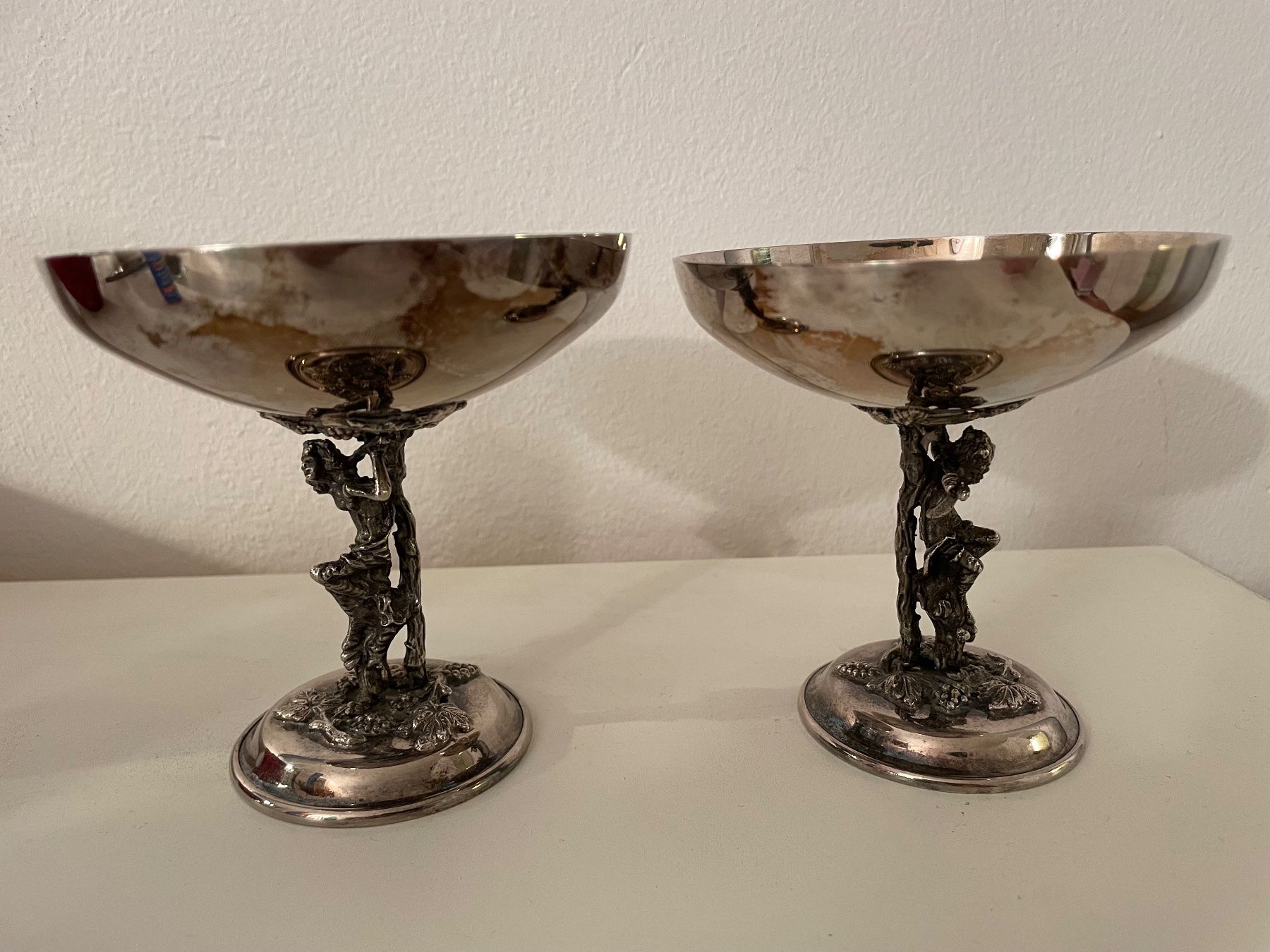 Bicchieri: Zwei Versilberte Champagnerkelche von Lambidis – Usato da Zürich venduto da pacta_sunt_servanda 3