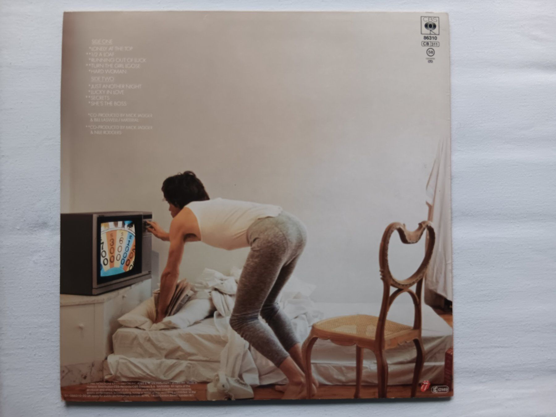 Dischi in vinile: LP Mick Jagger, She's the Boss, CBS, 86310, 1985 – Usato da Zürich venduto da 41n1a21ll1A 1