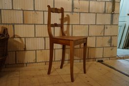 Stuhl Biedermeier Kirschholz restauriert