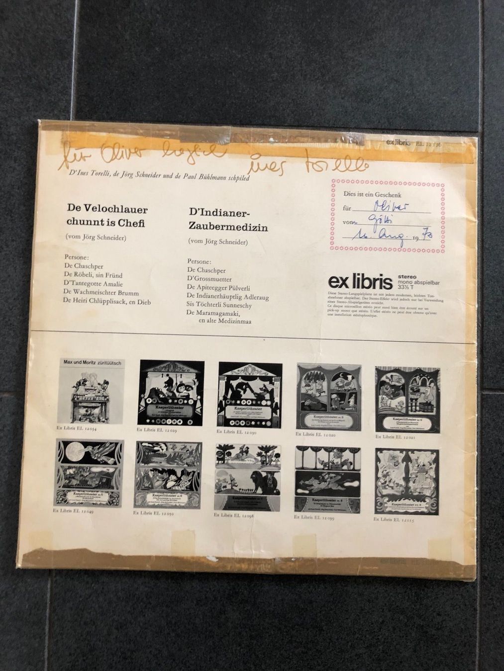 Dischi in vinile: Kasperltheater – Usato da Hünenberg venduto da Agent000 1